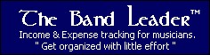 The Band Leader gig tracking software.